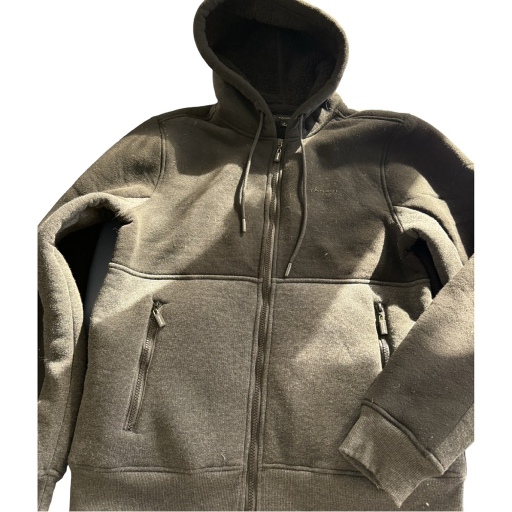 TAHARI BLACK FLEECE WITH SHERPA LINING JACKET SZ KIDS S